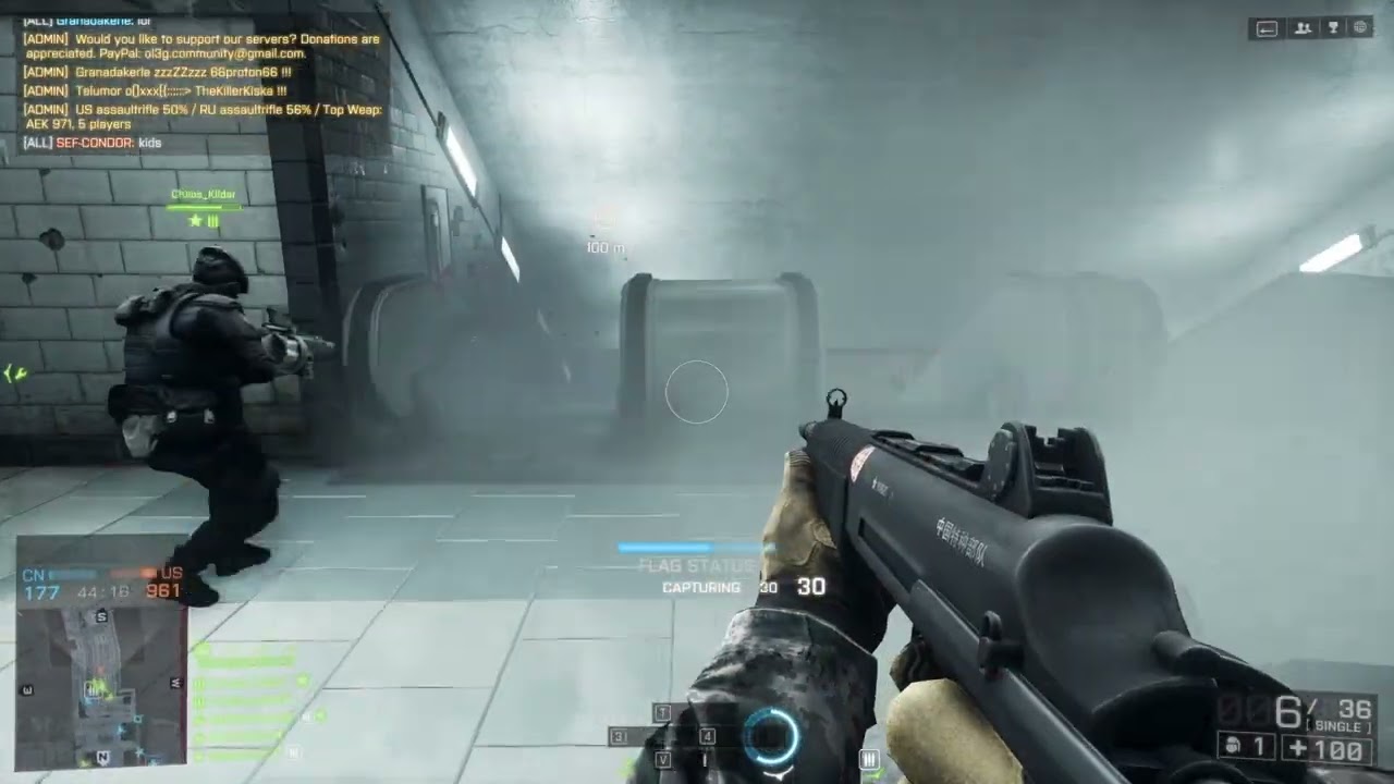 BF4 - Shotgun Action QBS 09 - Operation Metro - Gameplay (No Commentary)