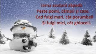 Poezii pentru copiii ❄ Primii fulgi: Iarna scutură zăpadă, Peste pomi, câmpii și case...