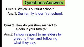 Chapter - 4 - Our First School ( Questions-Answers)