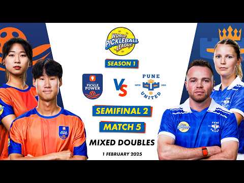 WPBL S1 Semi Finals | Mumbai Pickle Power VS Pune United | Mixed Doubles
