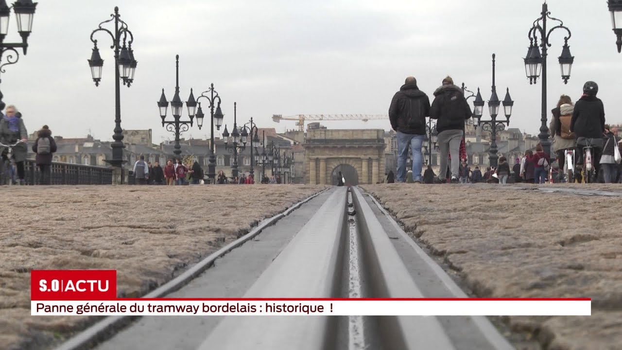 Historique : la panne générale du tramway bordelais.
