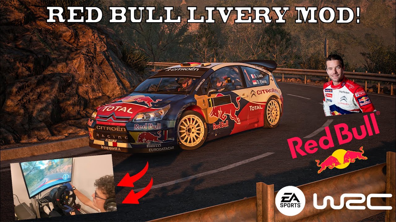 EA SPORTS WRC | RED BULL LIVERY FOR CITROËN C4 WRC! [2K60FPS] - YouTube