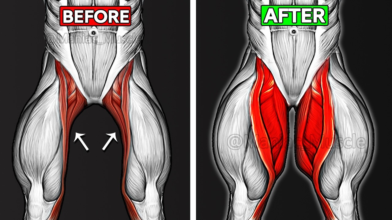 Быстро накачайте внутреннюю поверхность бедер с помощью этих упражнений 🔥
