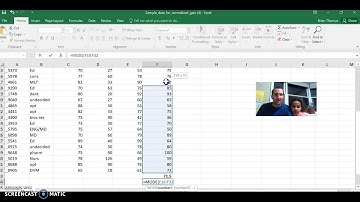 pre post test sample basic stats in excel