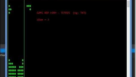 demo game xep hinh tetris