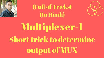 How to determine output of the MUX (Digital Electronics-25) by SAHAV SINGH YADAV