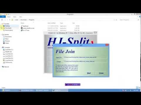 Video: Cara Mengumpulkan File Split Split