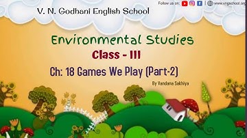 Environment for Class 3 | C: 18 Games We Play(Part-2) By Vandana Sakhiya