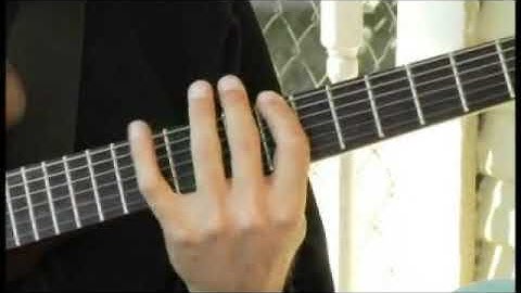 Playing C Augmented Arpeggios on Guitar