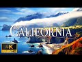 FLYING OVER CALIFORNIA (4K Video UHD) - Relaxing Music With Beautiful Nature Videos For Relaxation