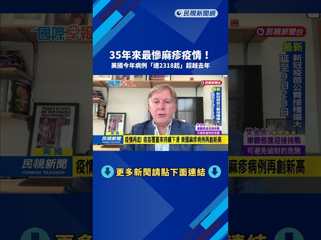 35年最慘麻疹疫情！　美國今年病例「達2318起」超越去年－民視新聞
