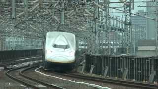 E4系上越新幹線Maxたにがわ404号東京行き大宮駅到着