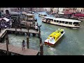 Ambulance boat at Venice ,  Ponte di Rialto bridge , Venedik