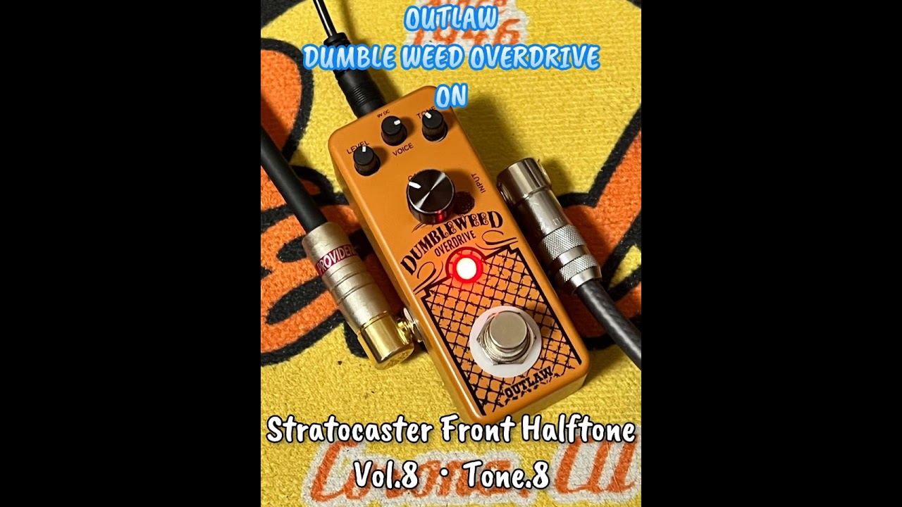 ミニペダルを海外から取り寄せて使ってみました。OUTLAW DUMBLE WEED