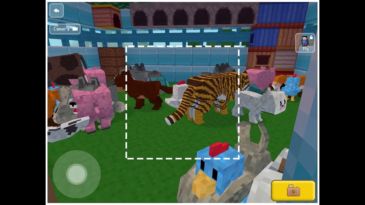 zoo in block craft 3d