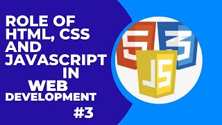 Role of HTML, CSS and JavaScript in web development | #3 | RDH Code