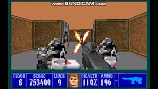 Wolfenstein 3D Gates of Hell E1M8 100%