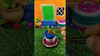 Miniature lunch box packing #mini#miniature #food #viral
