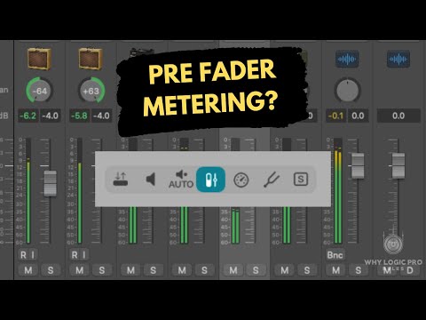 How Pre Fader Metering ACTUALLY Works in Logic Pro