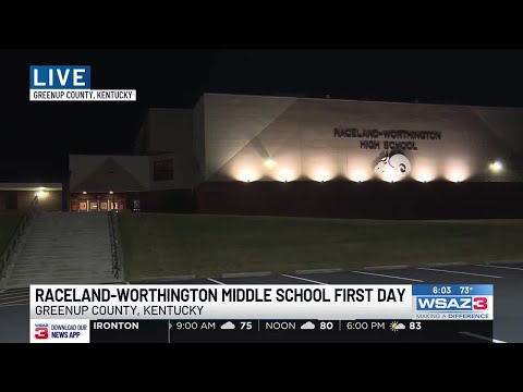 Raceland-Worthington Middle School first day