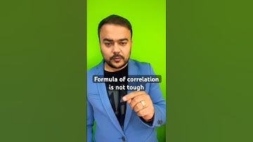 Formula of correlation is not tough #cafoundation