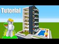 Minecraft Tutorial: How To Make A Modern Apartment Building "City Tutorial 2021"