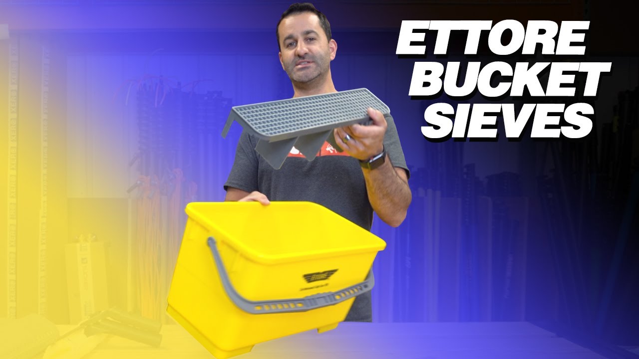 Window Cleaning Supplies  Ettore Buckets - Super Compact Bucket