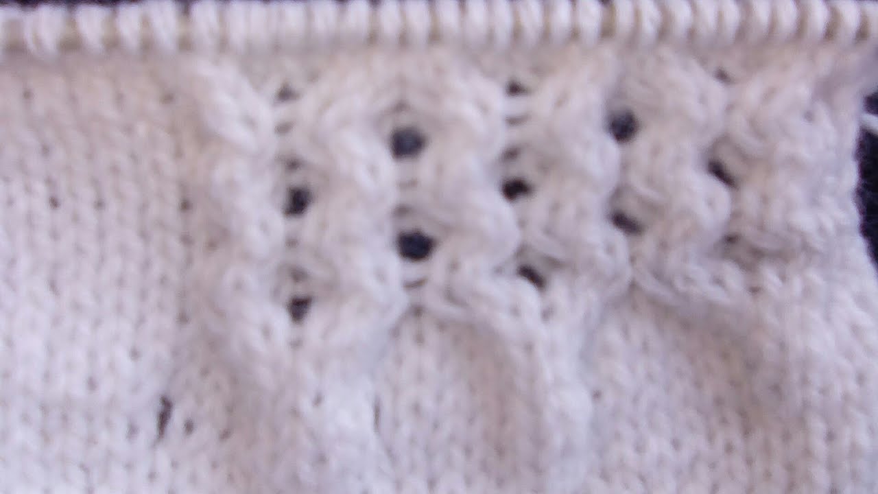 Apprendre à faire un surjet double au tricot. - YouTube