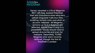 Magento PolyShell Bug Enables Unauth Uploads, RCE and Account Takeover