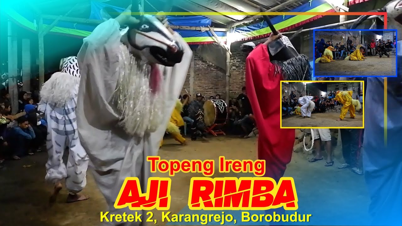 KEWAN KEWAN TOPENG IRENG AJI RIMBA - KRETEK 2 KARANGREJO BOROBUDUR - VOKAL MBAH KAUM  - HD PRO