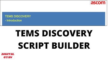 TEMS DISCOVERY SCRIPT BUILDER || By Chandra Mohan Singh