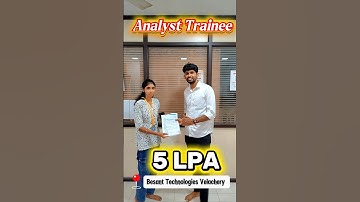 Dharunika Got Placed as Trainee Analyst with 5 LPA | Besant Technologies Velachery Success Story