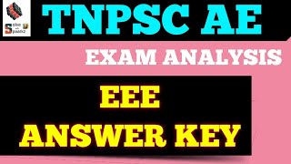 TNPSC AE EEE ANSWER KEY DISCUSSION 2024 | TNPSC AE EEE EXAM ANALYSIS |TNPSC AE EEE PREPARATION