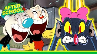 Mr. Kettle’s New Kitty 😼🧶 The Cuphead Show! | Netflix After School