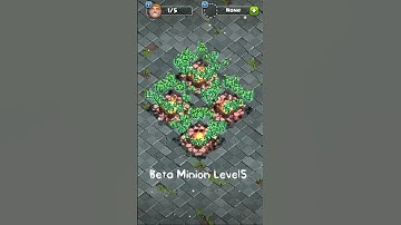 Beta Minion Transformations😱🤩 Level 1 to Max Level in 2023 |Coc Beta Minion Upgrading #shorts