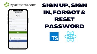 Celebrity Create a Sign Up, Sign In, Forgot Password, & Reset Password Screen - Apartments.com Clone - Part 7 Profile