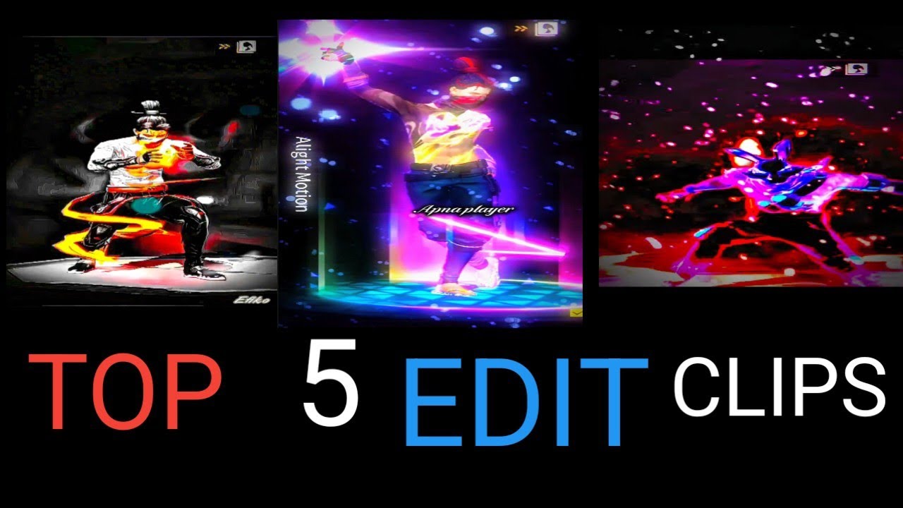 Top 5 Best Free Fire Edit Videos 🔥 Smooth FF Edit | Viral FF Shorts ...