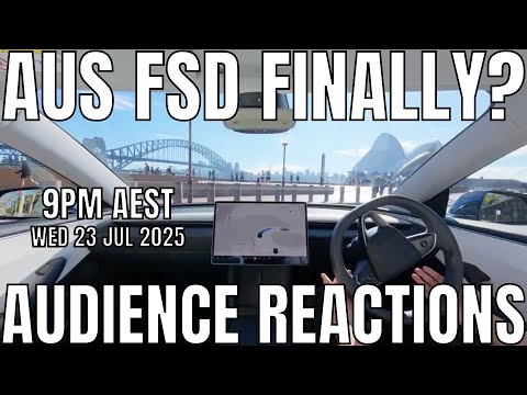 Tesla FSD Coming to Australia? Sydney Demo & Latest EV News: 23 Jul