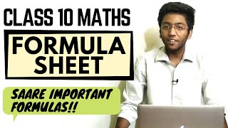 Class 10 Maths Formula All Chapters