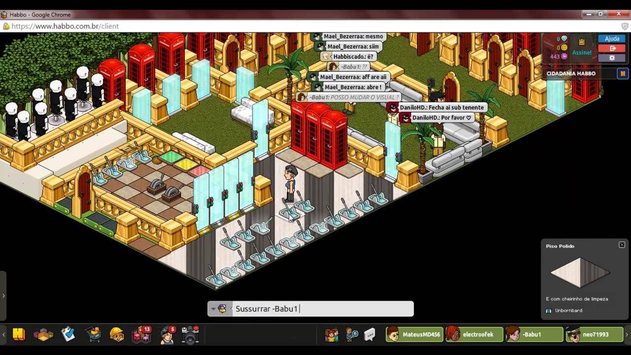 Subtenente sendo demitida - Polícia DPH - Habbo Hotel