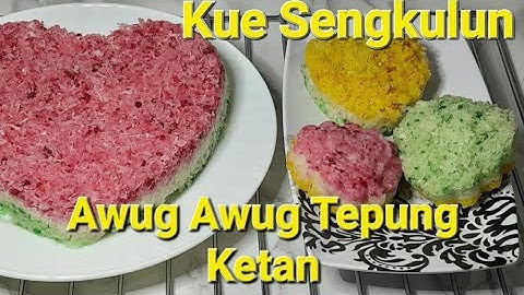 KUE SENGKULUN TEPUNG KETAN // RESEP AWUG AWUG KUE TRADISIONAL,GURIH,MANIS,LEGIT