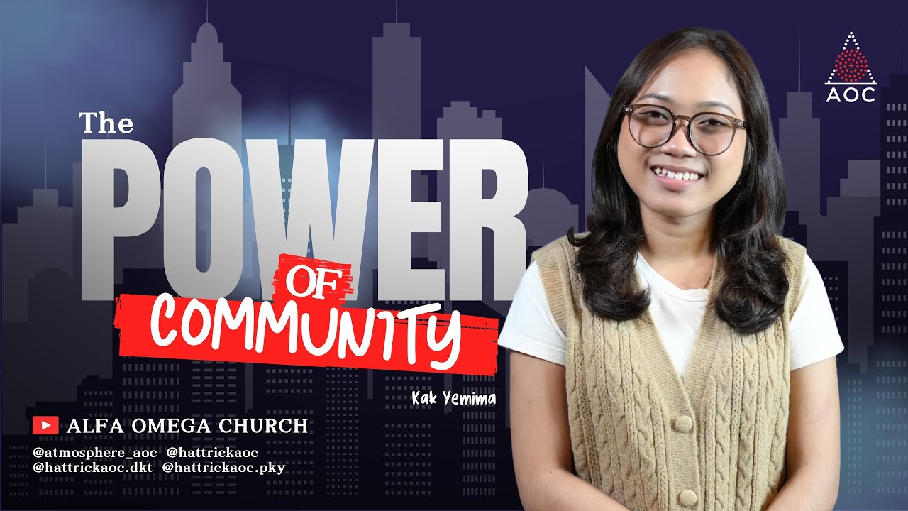 The Power Of Community -AOC TEENS ONLINE SERVICE 9 NOVEMBER 2025 - YouTube