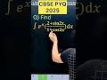 Q) Integration ∫ e^x {(2 + sin 2x)/(1+ cos 2x ) } #cbse #maths #cbse2026 #maths #cbse2024 #CBSE2025
