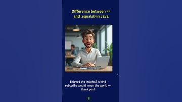 Java Mock Interview Question 7 – Mastering == vs .equals() in Java