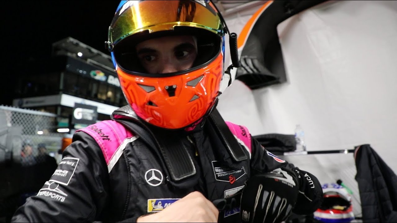 Mercedes-AMG's drivers show their perspective during Rolex 24 in Daytona Beach - YouTube