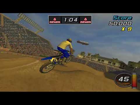 MTX Mototrax Freestyle Butterfinger FMX High Score 2 000 000 