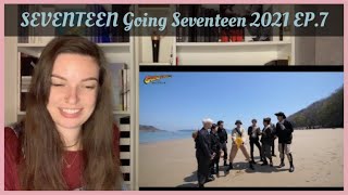 SEVENTEEN Going Seventeen 2021 EP 7 Treasure Island - 13 raiders #1 [Reaction]