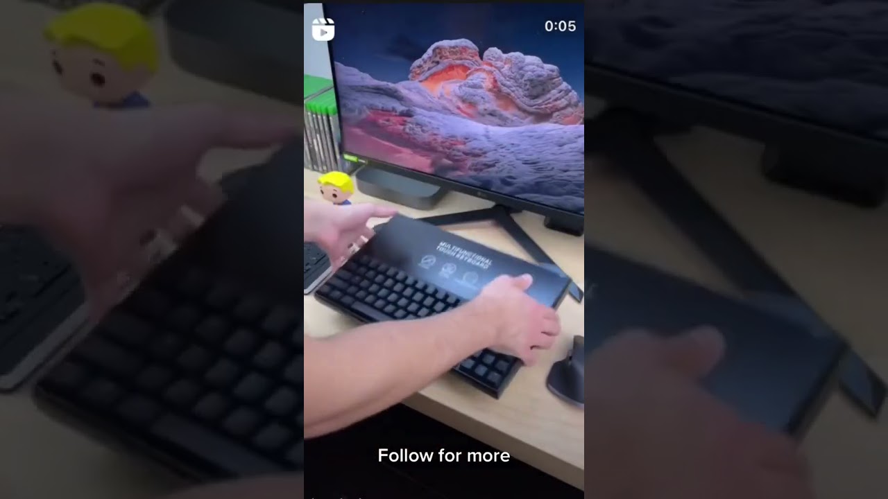 Hybrid Keyboard With Display multimedia Controller  | OXWON | 