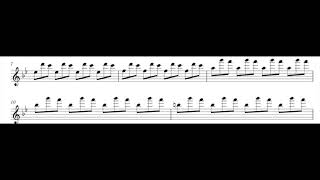 A. Bova, Monothematic Exercise N 14, For Alto Recorder