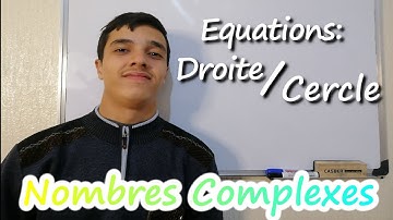 🔥Nombres complexes 2BAC - Équations: Droite & Cercle